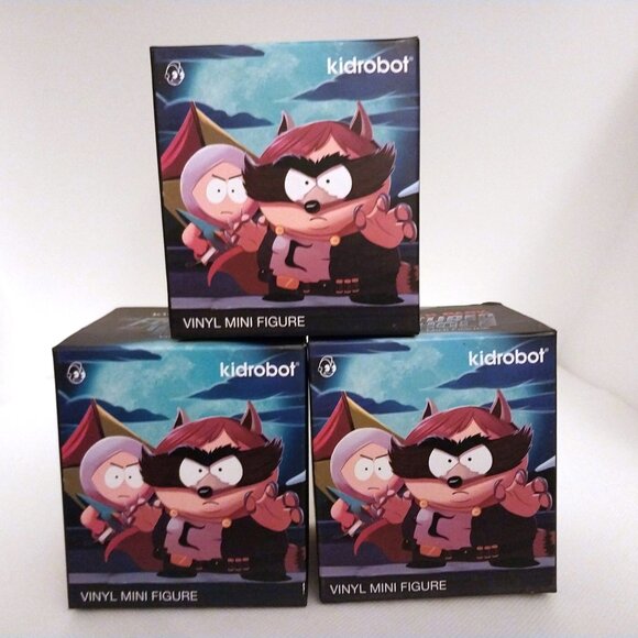 (3)  South Park Blind Box Bundle/ Lot Kidrobot Southpark Mini vinyl figures - Picture 1 of 12